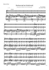 Herbstwind im Giebelwald – Klavier+Chor